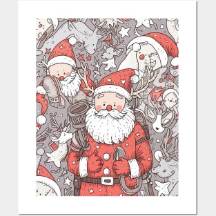 Christmas and Santa Claus12 Posters and Art